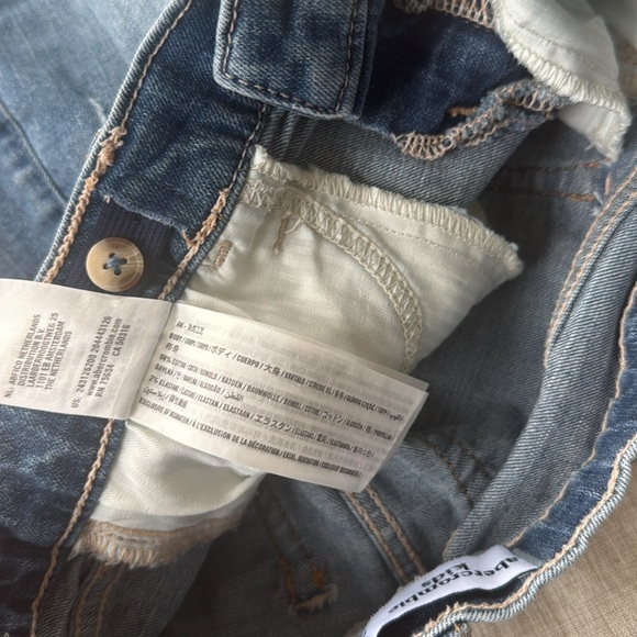 Abercrombie Kids Denim Distressed Skirt Medium Wash Girls 11/12‎ - Picture 4 of 7